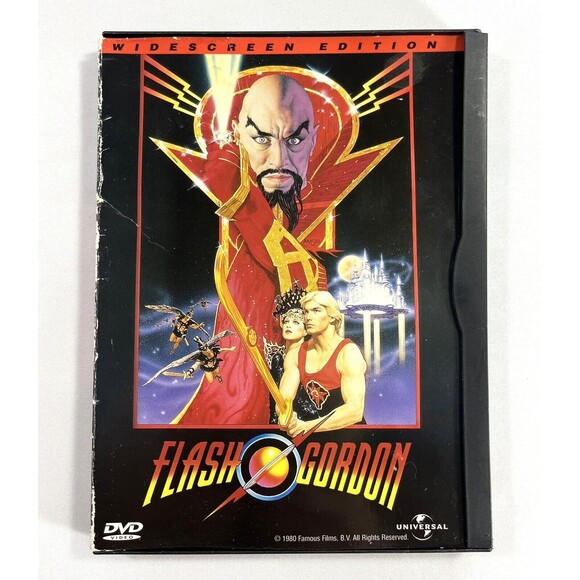 Vintage 1980 Flash Gordon 1997 DVD Image Entertainment Snap Case Cover Tested - Picture 1 of 9